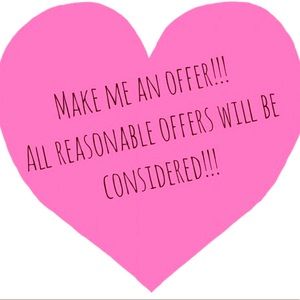 Reasonable Offers Welcomed